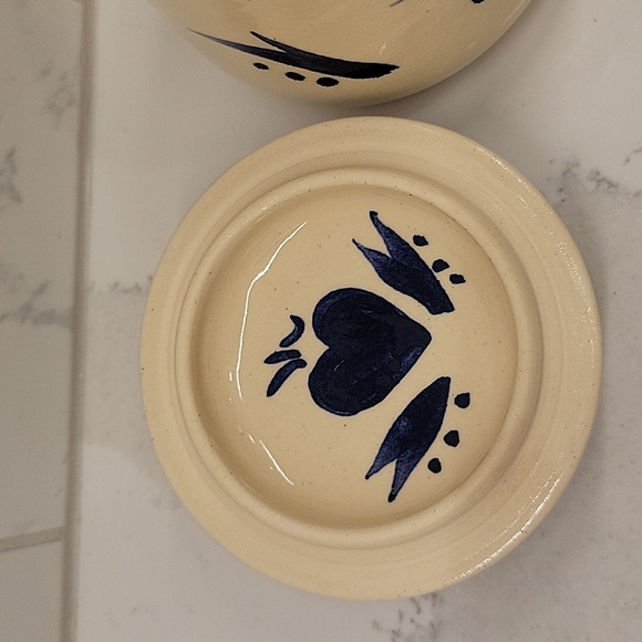 Vintage Country Squire Cream And Sugar Set | Glazed Handmade Pottery - Picture 4 of 10